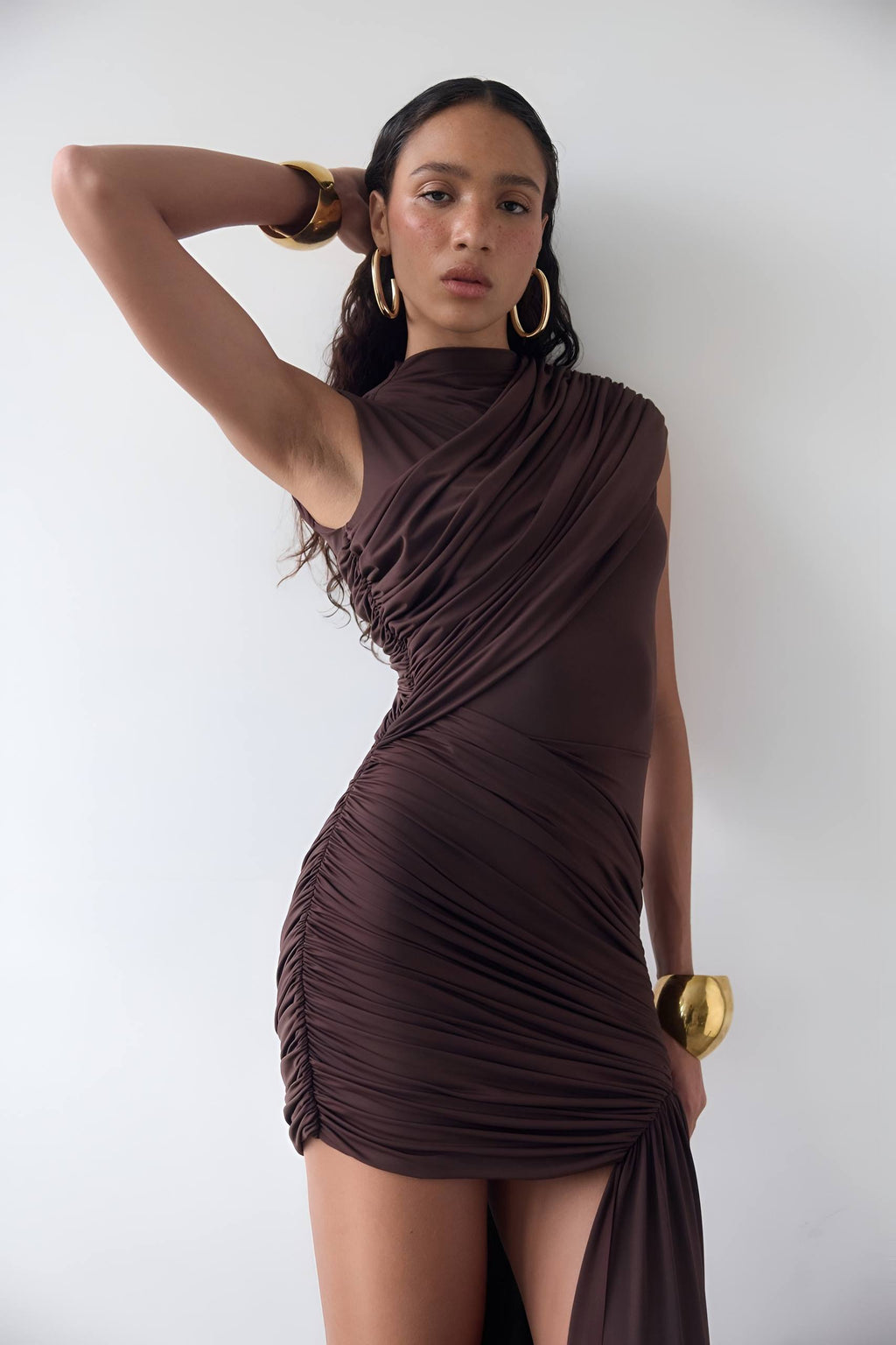 Irina Sandy Fabric Dress