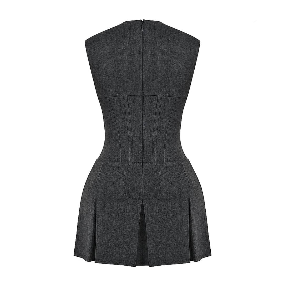 Eleanor Polyviscose Fabric Dress