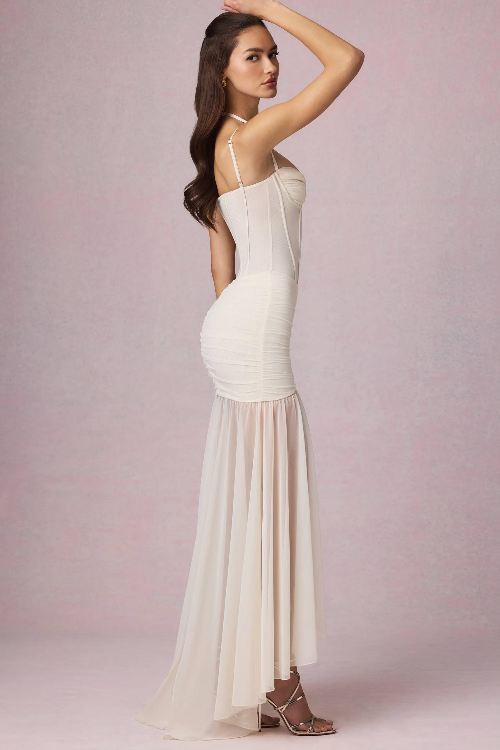 Suzette Tulle Lined Globe Long Dress