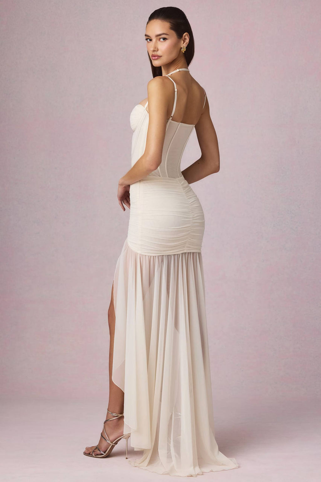 Suzette Tulle Lined Globe Long Dress