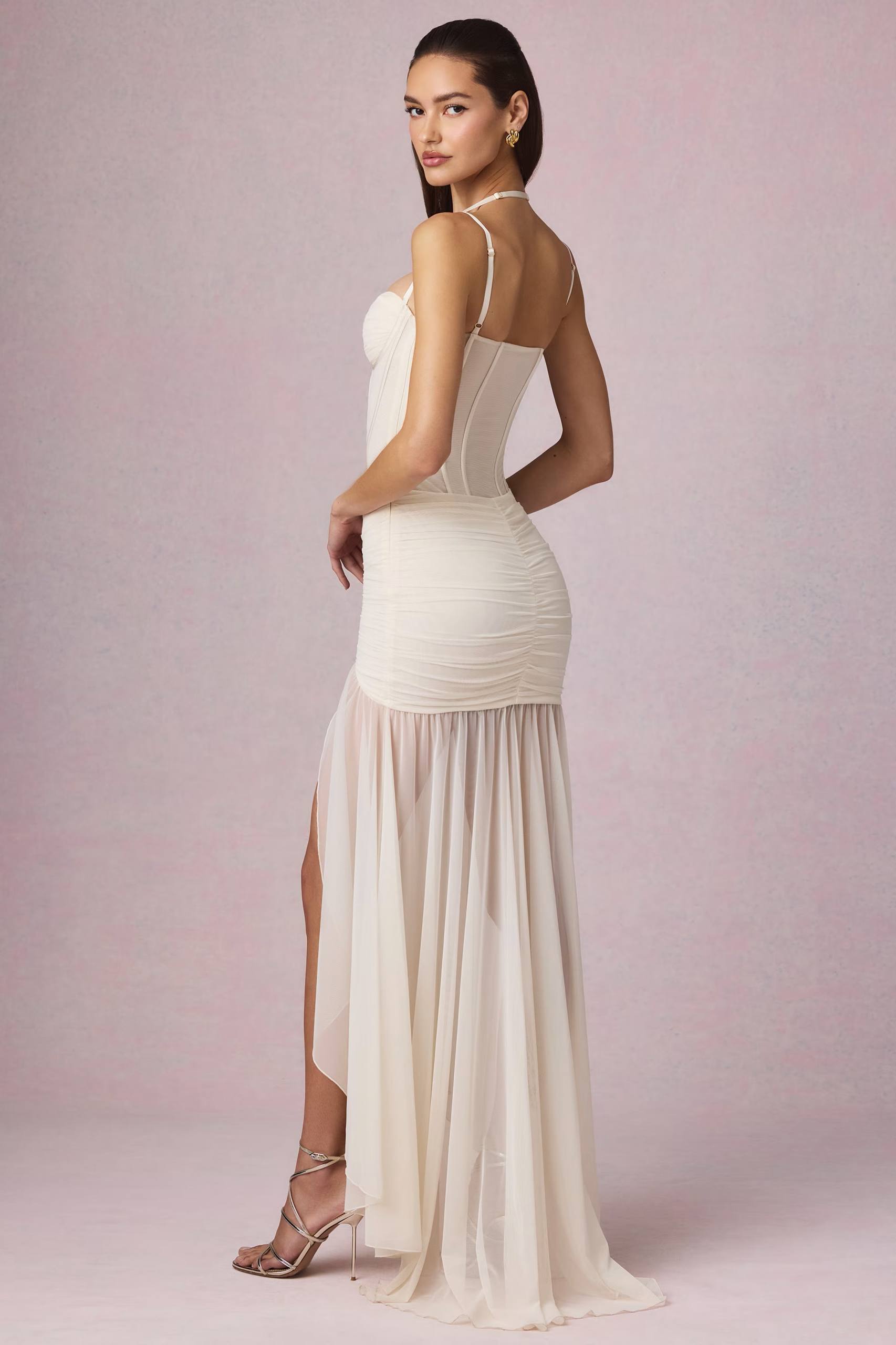 Suzette Tulle Lined Globe Long Dress