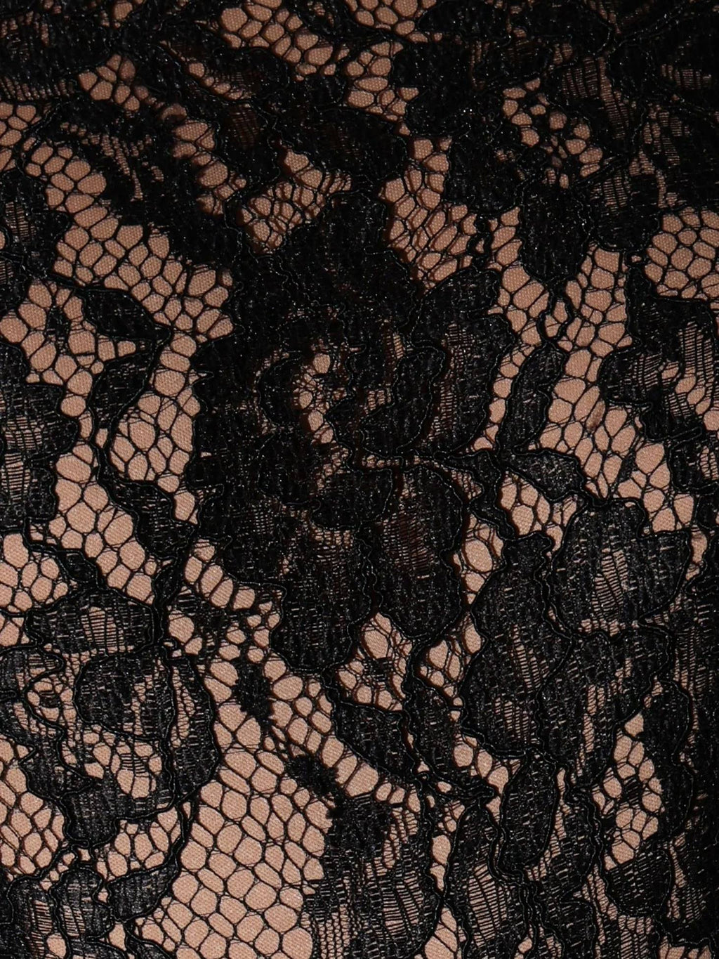 Flawlessly Lz Lace Lined Back Zipper Shorts Jumpsuit