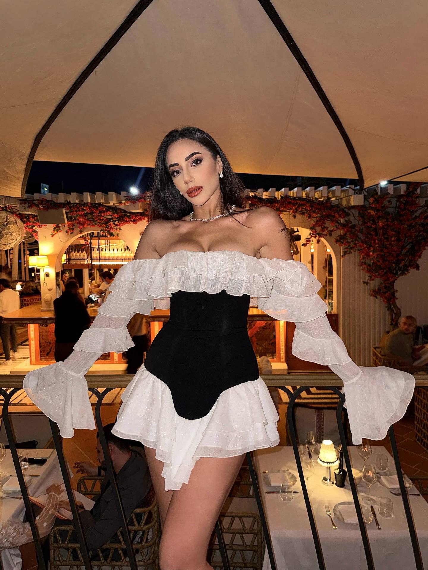 Valentina Diving and Tulle Fabric Dress