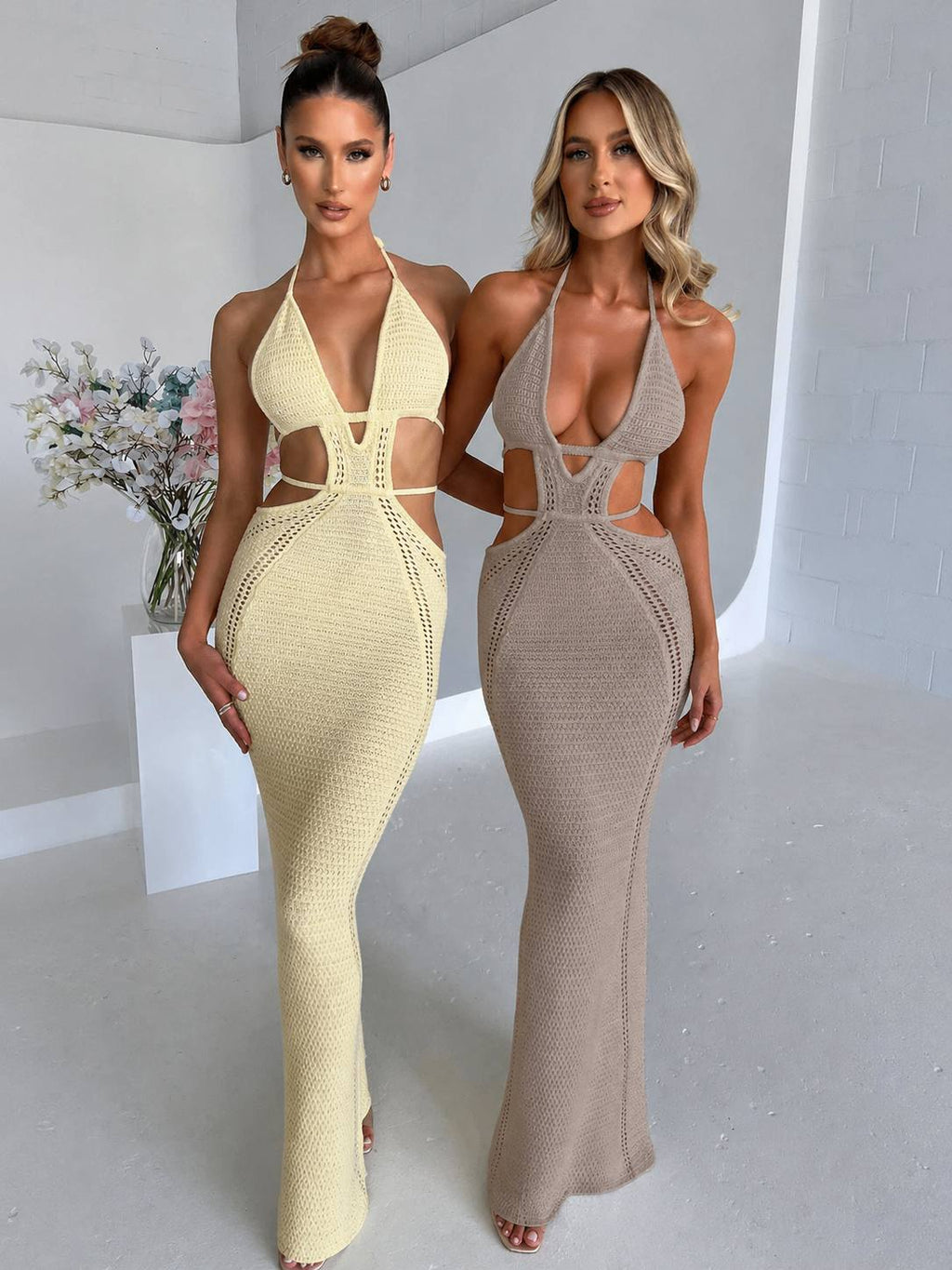 Ornella Long Knitwear Dress