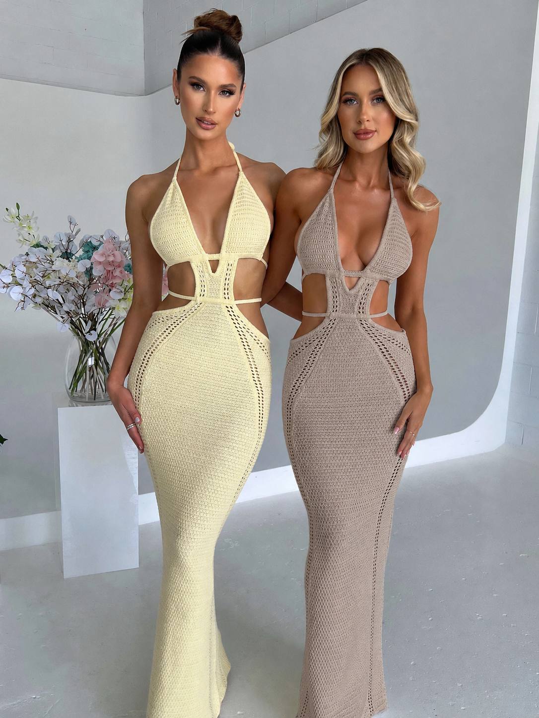 Ornella Long Knitwear Dress