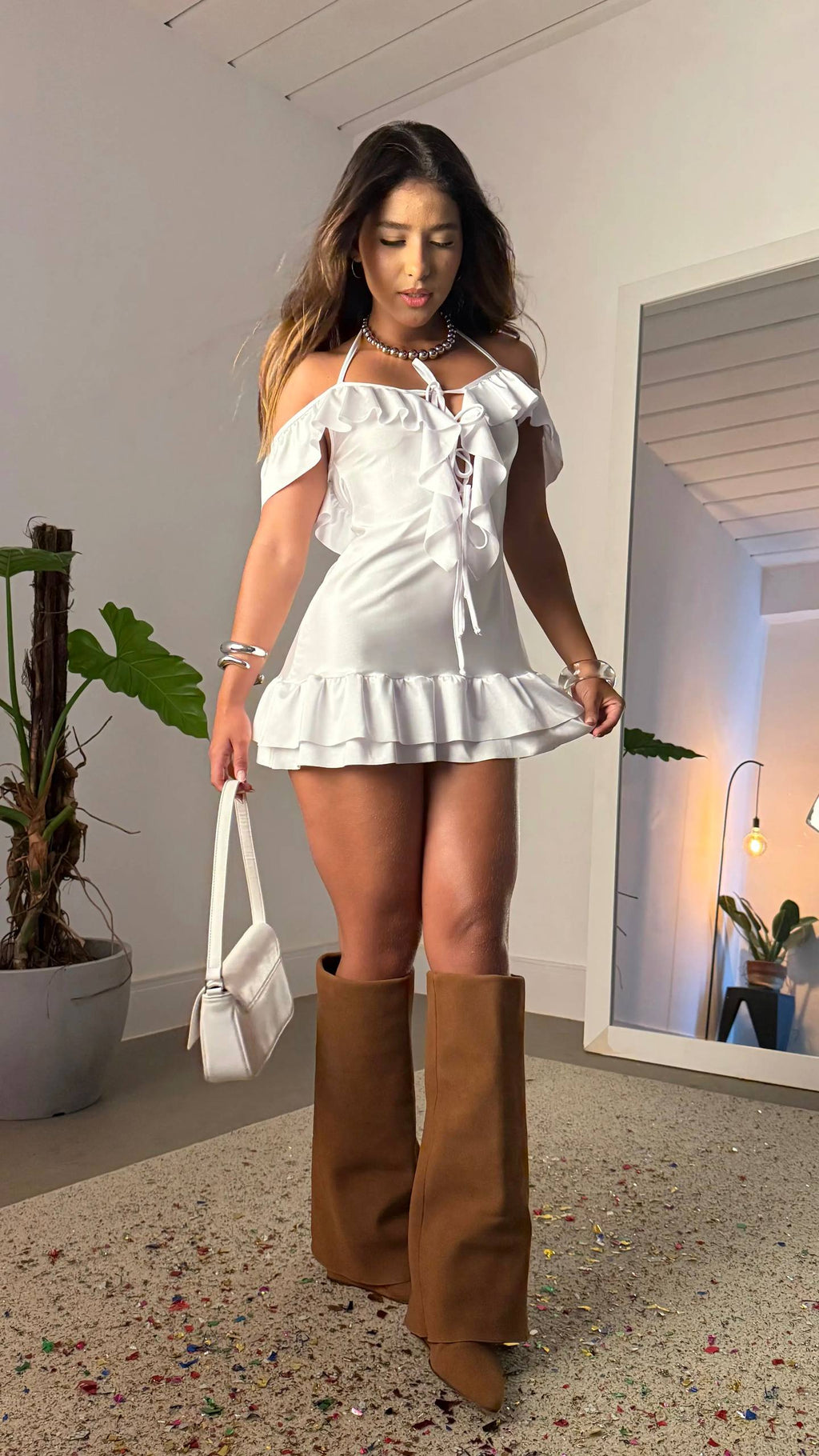 Martina Satin Dress